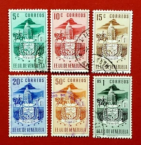 {VENEZUELA - Edificios y caballos / SCOTT #569-547 / GRUPO USADO / EN MUY BUEN ESTADO /epictronic / JC} - Imagen 1 de 2