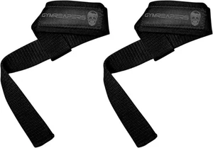Correas de muñeca de levantamiento de pesas Gymreapers para levantamiento de pesas, culturismo, negro/negro  - Imagen 1 de 2