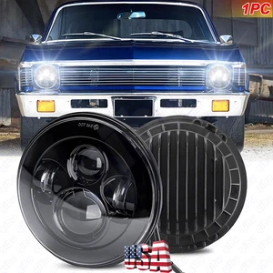 DOT Approved 7" inch Round Led Headlight High-Low Beam for Chevy II/Nova 1969-79 - Bild 1 von 10