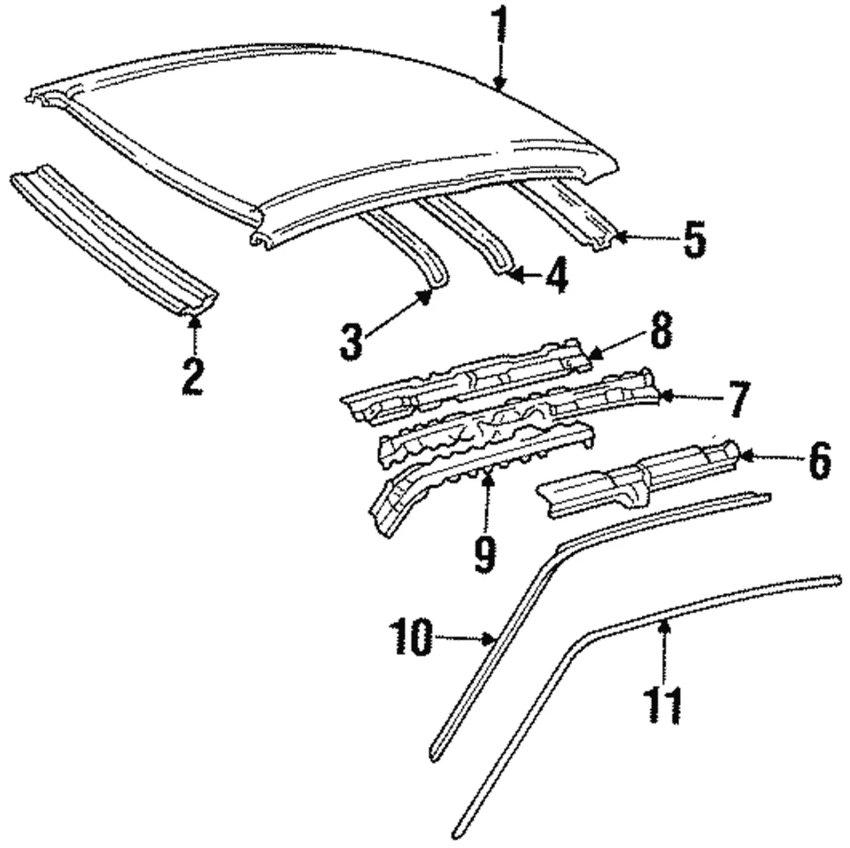 Genuine GM Roof Panel 94857651 Foto 1 de 1