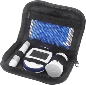 Diabetes Travel Case, Diabetic Organizer Carrying Case Kit, Glucose Dacron - Picture 1 of 9