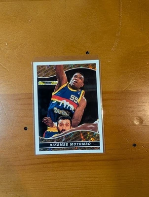 1993-94 Topps Basketball Dikembe Mutombo #12 Topps Black Gold - Image 1 of 2