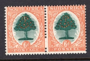 Südafrika 1931 Orangenbaum 6d Paar Tellerfehler postfrisch #42 CV 180 $+ - Bild 1 von 2
