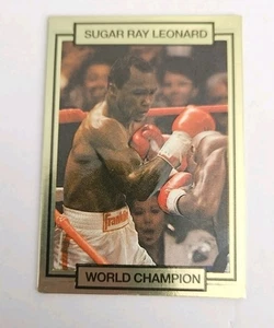 1990 Action Packed Promos Sugar Ray Leonard Gold - Picture 1 of 6