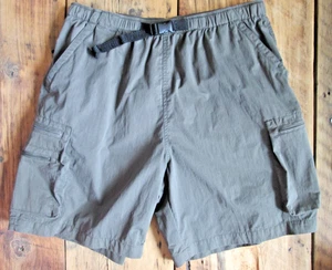 Außenrand Herren Cargo Shorts XL olivgrün Gürtel Wasser Strand Baumwolle Nylon Gürtel - Bild 1 von 6