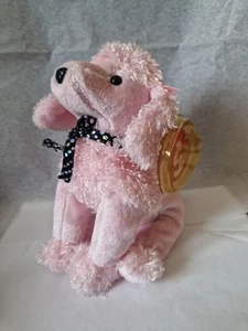 TY Plüsch rosa Pudel [2001] BRIGITTE MIT ETIKETT - CG C77 - Bild 1 von 3