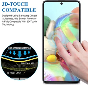 For Samsung Galaxy M31S M31 M21 M11 FULL COVER Tempered Glass Screen Protector - Zdjęcie 1 z 12
