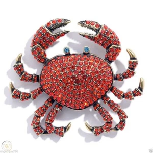 Heidi Daus Queen's Crab Kristall Pin ROT BESTES ANGEBOT AUF EBAY WUNDERSCHÖN AUSVERKAUFT PC! - Bild 1 von 1