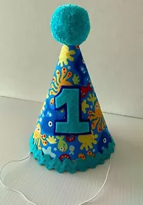 Sea Animals First Birthday Hat, Sea Animals Party Decorations “New Handmade” - Picture 1 of 1