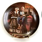 America’s Oldest Knowles Vintage Plate 4755N by Norman Rockwell Evening’s Ease