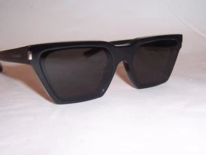 NUEVAS GAFAS DE SOL SAINT LAURENT SL 633 CALISTA 001 NEGRAS/NEGRAS 57MM AUTÉNTICAS 633 - Imagen 1 de 7
