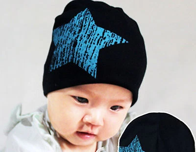 Bebé Niño Niña Niños Niños Estrella Patrón Cálido Suave Gorro Esquí Gorra 6m-2 años Foto 1 de 4