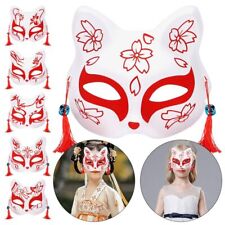 Anime Cat Mask Hand-painted Masquerade Mask Fox Mask  Masquerade Festival
