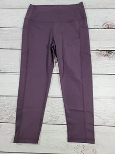 Zyia Active Girls 8/10 Purple Leggings Side pockets R5 - Picture 1 of 7