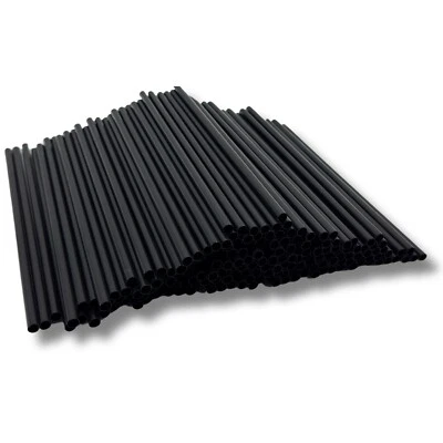 500-7000 Mehrweg Trinkhalme Strohhalme Cocktail schwarz 150x7mm Wiederverwendbar - Bild 1 von 3