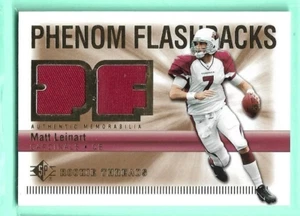 Matt Leinart 2007 UD SP Rookie Threads Dual Jersey Arizona Cardinals - Picture 1 of 2