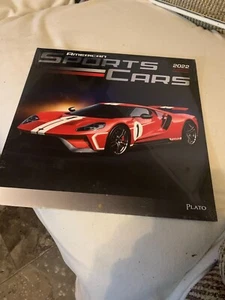 American Sports Cars 2022 Wall Calendar Plato 16 Months 12 x 12 + GIFT MAGAZINE! - Picture 1 of 2