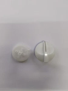 GENUINE INDESIT WASHING MACHINE REPLACEMENT WHITE TIMER KNOB C00044877 - Picture 1 of 1