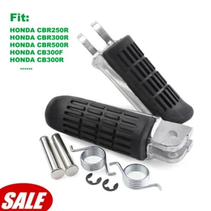 For Honda CBR250R 300R 500R CB 300F/R 500F/X Foot Pegs Rider Front Footrest Step - Picture 1 of 11