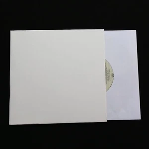 25 St. Single Premium Cover 185x185 weiß 300 gr. Karton für Vinyl Schallplatten - Bild 1 von 2