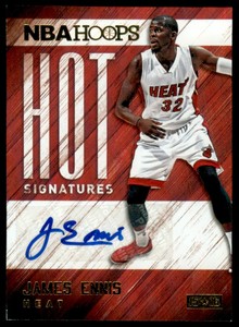 2015-16 Hoops Hot Signatures #32 James Ennis Autograph 