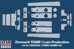 Atak 1/35 Zimmerit for SdKfz.181 Tiger I [Late] (for DARGON #6253) - Bild 1 von 1