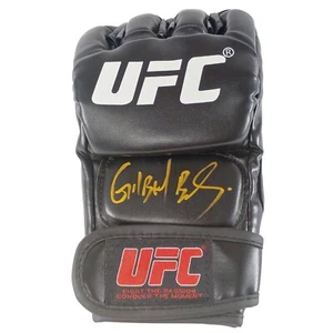 Gilbert Burns Signed UFC Glove Beckett MMA Authentic Autograph Memorabilia Auto - Picture 1 of 7