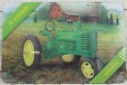 John Deere Cutting Board Farm Barn Tractor Tempered Glass Vintage New 18&quot; x 12&quot;