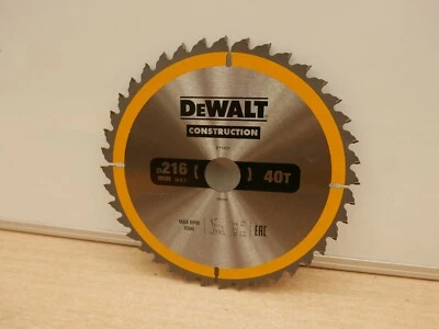 DeWALT DT1953 216mm X 30mm BORE 40T TCT MITRE SAW BLADE LOOSE