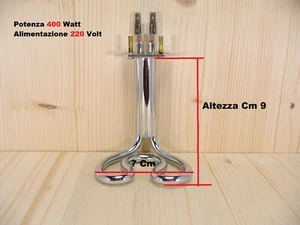 Resistenza acqua elettrica in acciaio inox per vaporizzatore pulizia viso 400W - Foto 1 di 3