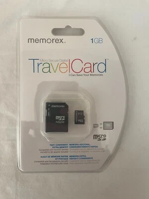 memorex microSD Travel Card 1GB - e52 - Image 1 of 2