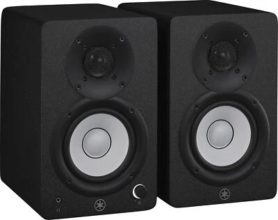 Par de monitores de estudio activos Yamaha HS 4 negro 2 vías bass reflex altavoces activos