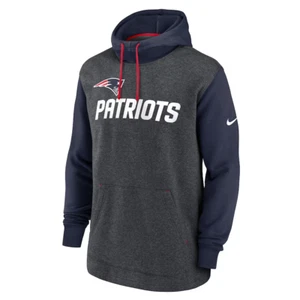 New England Patriots Hoodie Sweatshirt Nike Dri Fit Men's M Medium - Picture 1 of 2