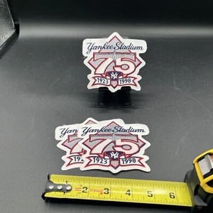 1998 Yankee Stadium 75th Anniversary Jersey Sleeve Patch New York Yankees Home - Bild 1 von 2