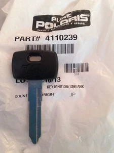 Polaris New OEM Victory Motorcycle Blank Ignition Key - Picture 1 of 3