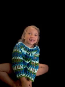 3T/4T crochet mesh sweater - Picture 1 of 2