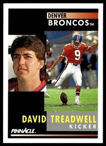 1991 Pinnacle David Treadwell Denver Broncos #267 - Picture 1 of 2