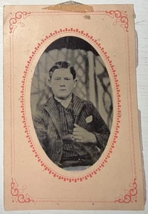 1800s Alabama Estate Find Tintype Of A Young Boy - Picture 1 of 2