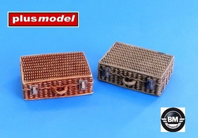 PlusModel Suitcase Koffer Taschen Bags Diorama 1:35 Art. EL011