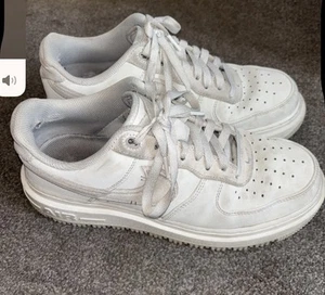 Air Force 1 Luxe Trainers Summit White Light Bone. Uk 8 - Picture 1 of 8