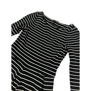 Vestido Banana Republic Fit Acampanado Rayas Manga Larga Talla 2P - Imagen 1 de 7