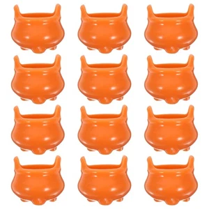 12 Pcs Witch Boiler Toys Tiny Cauldron Plastic Child Candy Bucket Holder - Picture 1 of 12