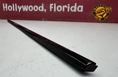 AUDI Q8 SQ8 RSQ8 2019-2025 PUERTA TRASERA IZQUIERDA VENTANA CINTURÓN MOLDURA NEGRO OEM Foto 1 de 4