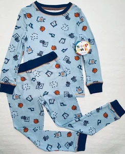 NWT Boys Toddler Sleep on It Basketball Pajamas 2pc 4 5 6 8 10 12 Hoops Blue $28 - Picture 1 of 5