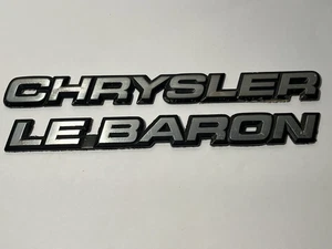 Chrysler Lebaron Emblem Trunk Lid OEM 1987-1995 Logo Badge - Picture 1 of 11