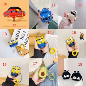 Silicone 3D Cartoon Earphone Case For Apple Airpods 4 Shockproof Protective Case - Photo 1 sur 89