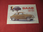 1964 Saab Sales Brochure Booklet Catalog Old Original