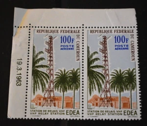 2 - 1963 Cameroon Stamps - SW #390 Radio Service - MNH/OG/VF - Picture 1 of 2