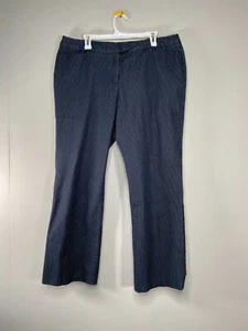 Gloria Vanderbilt PERFECT FIT Dress Pants Women's 18 Mid Rise Multicolor Stripes - Picture 1 of 13