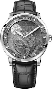 AGELOCER Astrónomo Hombre Automático Lujo Mecánico Regalo Reloj Esfera Meteorito - Imagen 1 de 51